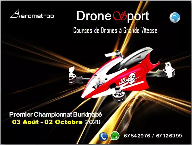 Courses de Drones Ã  Grande Vitesse au Burkina Faso