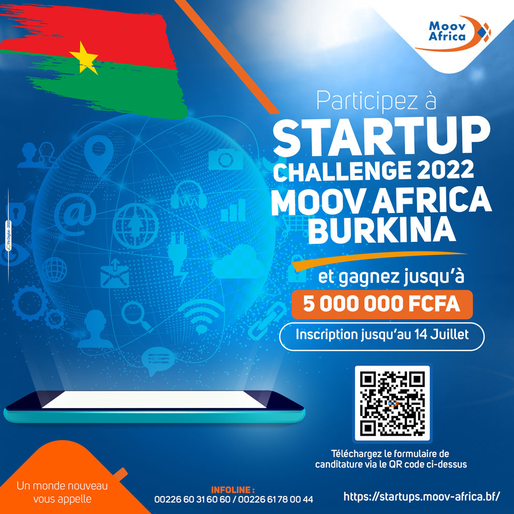 Moov Africa lance le Startup Challenge 2022